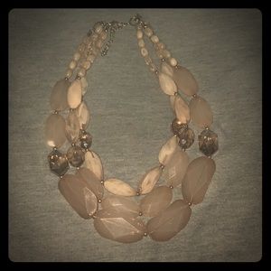 3 strand chunky necklace